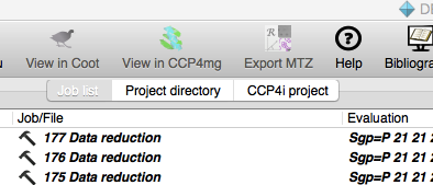 Associated project tab